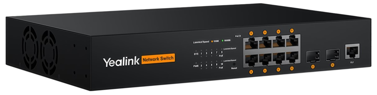 RCH80 Коммутатор Yealink PoE